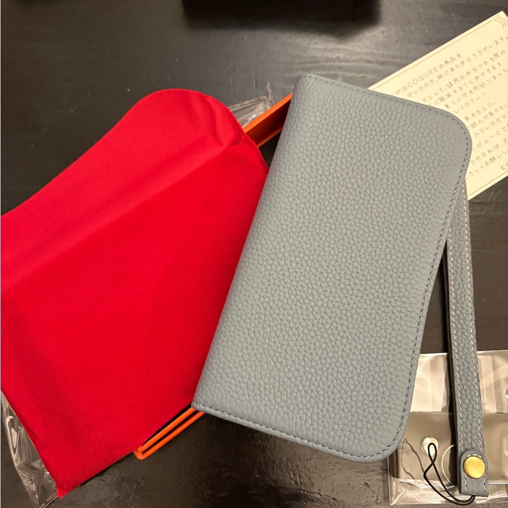 iPhone 16 plus leather wallet case